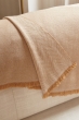 Cachemire accessoires couvertures  plaids erable 130 x 190 beige 130 x 190 cm