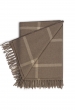 Cachemire accessoires couvertures plaids altay 150 x 190 natural brown natural beige 150 x 190 cm