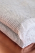 Cachemire accessoires couvertures plaids erable 130 x 190 blanc casse flanelle chine 130 x 190 cm