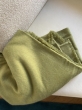 Cachemire accessoires couvertures plaids toodoo plain l 220 x 220 vert jungle 220x220cm