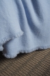 Cachemire accessoires couvertures plaids toodoo plain m 180 x 220 ciel bleu 180 x 220 cm