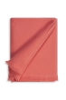 Cachemire accessoires couvertures plaids toodoo plain m 180 x 220 peach 180 x 220 cm