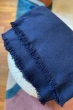 Cachemire accessoires couvertures plaids toodoo plain s 140 x 200 bleu marine 140 x 200 cm