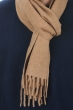 Cachemire accessoires echarpes  cheches zak170 camel chine 170 x 25 cm