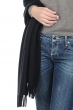 Cachemire accessoires echarpes cheches niry noir 200x90cm