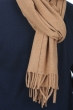Cachemire accessoires echarpes cheches zak200 camel chine 200 x 35 cm