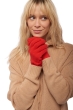 Cachemire accessoires gants manine rouge 22 x 13 cm