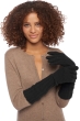 Cachemire accessoires gants tadam noir 41 x 13 cm