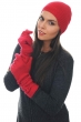 Cachemire accessoires gants tadam rouge velours 41 x 13 cm