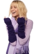 Cachemire accessoires gants viry deep purple taille unique
