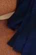 Cachemire accessoires homewear toodoo plain m 180 x 220 bleu marine 180 x 220 cm