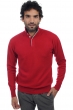 Cachemire polo camionneur homme gauvain rouge velours flanelle chine s