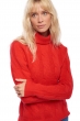 Cachemire pull femme blanche rouge xs