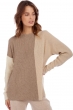 Cachemire pull femme col rond adelaide natural beige s