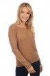 Cachemire pull femme col rond caleen camel chine m
