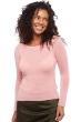 Cachemire pull femme col rond caleen tea rose l