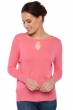 Cachemire pull femme col rond hoela blushing t2