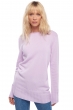 Cachemire pull femme col rond july lilas l