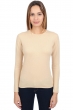 Cachemire pull femme col rond line honey xs