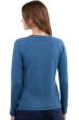 Cachemire pull femme col rond line manor blue 2xl
