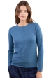 Cachemire pull femme col rond line manor blue xs