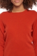 Cachemire pull femme col rond line paprika xs