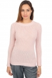 Cachemire pull femme col rond marielle rose pale m