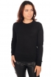 Cachemire pull femme col rond thalia first noir xs