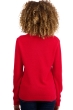 Cachemire pull femme col rond tyrol rouge m