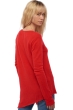Cachemire pull femme col rond zaia rouge 3xl