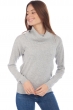 Cachemire pull femme col roule anapolis flanelle chine xs