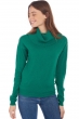Cachemire pull femme col roule anapolis vert anglais m