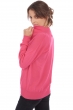 Cachemire pull femme col roule groseille rose shocking 4xl