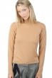 Cachemire pull femme col roule jade camel 4xl