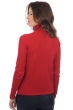 Cachemire pull femme col roule jade rouge velours l