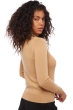 Cachemire pull femme col roule lili camel m
