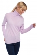 Cachemire pull femme col roule lili lilas m