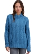 Cachemire pull femme col roule twiggy manor blue xl