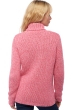 Cachemire pull femme col roule vicenza rose shocking rose pale m