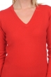 Cachemire pull femme col v emma premium rouge 3xl