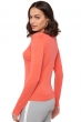 Cachemire pull femme col v faustine corail lumineux xl
