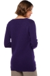 Cachemire pull femme col v vanessa deep purple 2xl