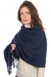 Cachemire pull femme echarpes et cheches niry bleu marine 200x90cm