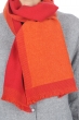 Cachemire pull femme echarpes et cheches tonnerre paprika rouge velours 180 x 24 cm