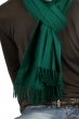 Cachemire pull femme echarpes et cheches zak170 vert foret 170 x 25 cm