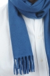 Cachemire pull femme zak170 bleu prusse 170 x 25 cm