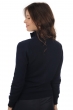 Cachemire pull femme zip capuche akemi marine fonce bleu lapis 2xl
