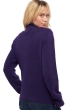Cachemire pull femme zip capuche elodie deep purple 3xl