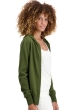 Cachemire pull femme zip capuche tina first olive s