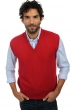 Cachemire pull homme balthazar rouge velours 2xl